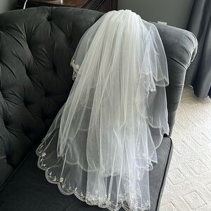 Wedding veil 36”